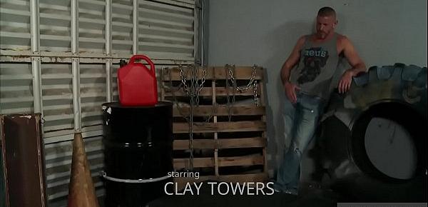  Old Gay Stallion Teaches Young Stud a thing or two - Clay Towers, Jake Marshall